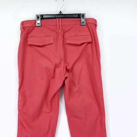 Pistola Utility Casual Pants Womens 29 Cropped Red Flat Front With Pockets - Picture 9 of 14